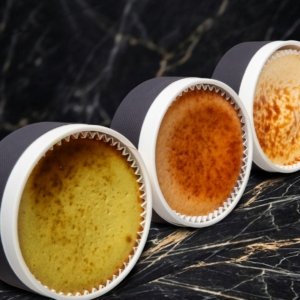 Surtido de tartas de queso individuales